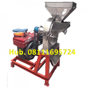 Mesin Giling Tepung Jagung Diskmill DSS40 Stainless + Diesel Dongfeng 12PK