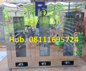Oven Pengering - Mesin Pengering 3 Pintu 30 Rak (Material Stainless Steel)