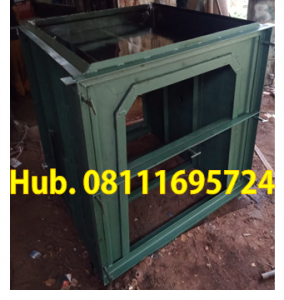 Cetakan Uditch Beton - Cetakan U-ditch Beton 100 x 100 x Panjang 100 cm Model Berdiri