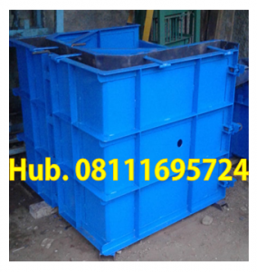 Cetakan Uditch Beton - Cetakan U-ditch Beton 60 x 60 x Panjang 120 cm Model Berdiri