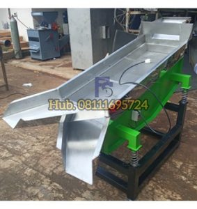 Mesin Pengayak Sortasi dengan 1 Mesh 2 Corong