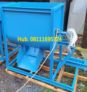Mesin Mixer Kompos - Mesin Pengaduk Sampah Organik atau Kompos Kapasitas 100Kg per Jam