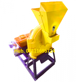 Mesin Penepung Bahan Pakan Ikan - Mesin Diskmill FFC 37 Giling Tepung Bahan Baku Pelet