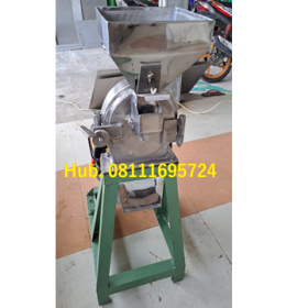 Mesin Penepung Bahan Pakan Ikan - Penepung Bahan Baku Pelet Diskmill FFC 15 Stainless Steel