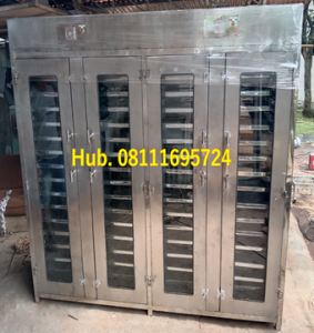 Oven Pengering Gula Semut - Mesin Pengering 60 Rak (Material Stainless Steel) Untuk Gula Semut